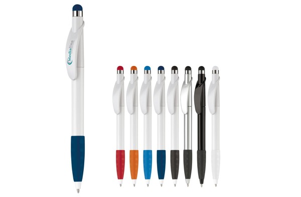 Cosmo stylus with grip - White / White