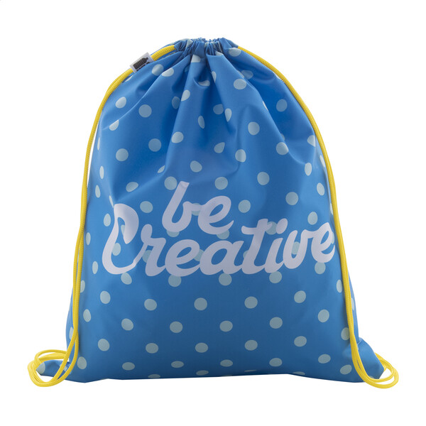 Sac piscine CreaDraw RPET - Jaune / Blanc