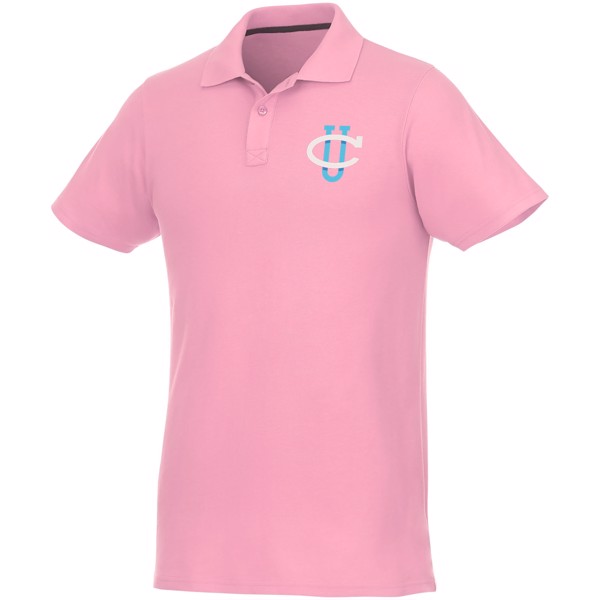 Polo para homem de 180 g/m² Helios - Rosa claro / XS