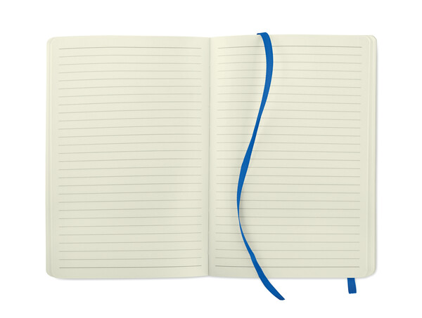 Carnet A5 couverture en PU Breta - Bleu Royal