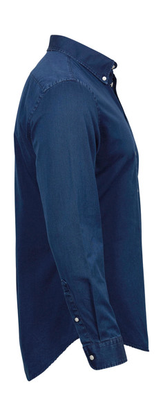 Casual Twill Shirt - Indigo / 3XL