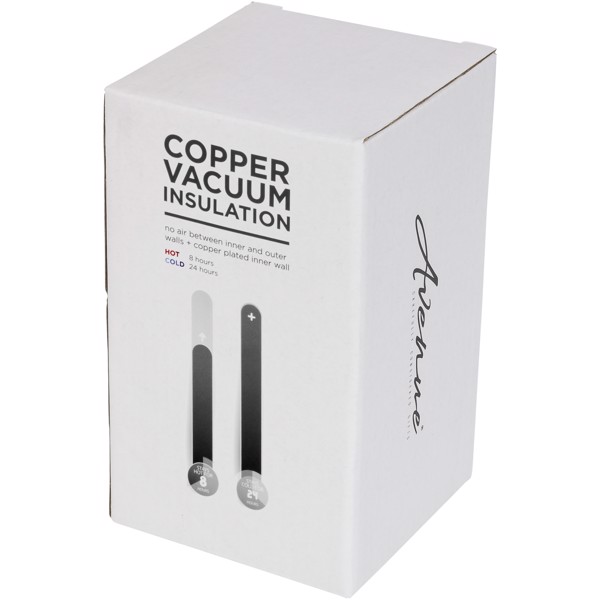 Lagom 380 ml copper vacuum insulated tumbler - Shiny Black