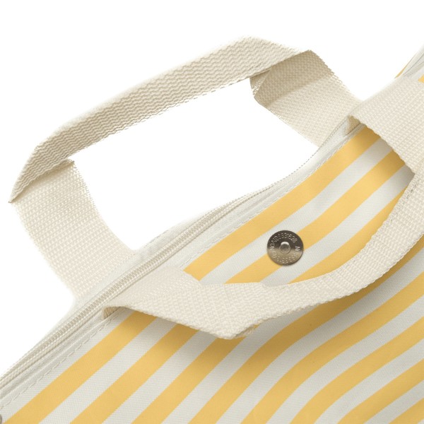Strandtasche Juist - Beige / Gelb