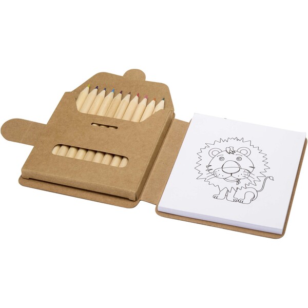 Chroma drawing notepad and pencils set