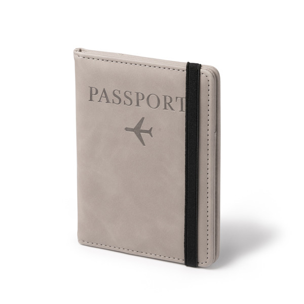 Funda Pasaporte Mundi - Gris