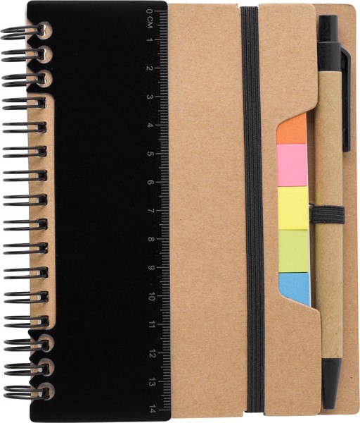 Recycled paper notebook - Black