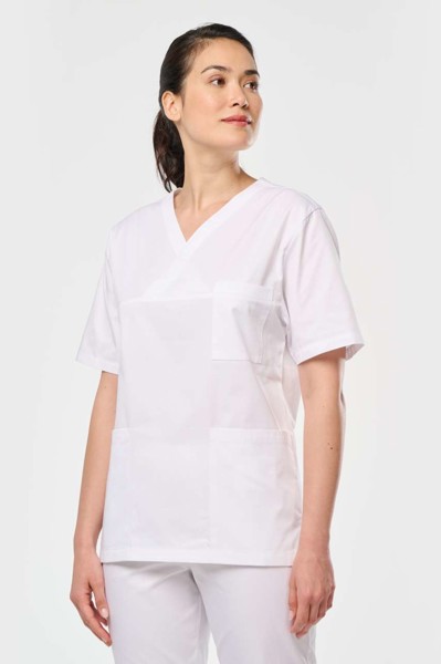Unisex Short Sleeve Cotton Tunic - XS