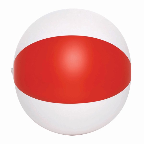Aufblasbarer Strandball Atlantic - Rot / Weiß