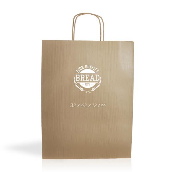 Saco Papel Kraft 100G/M2 32X42x12cm - Reciclado
