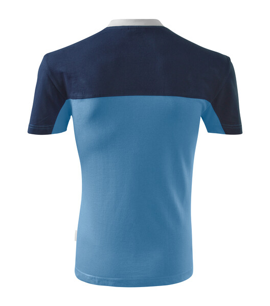 Tričko Unisex Rimeck® Colormix - Azurově Modrá / 2XL