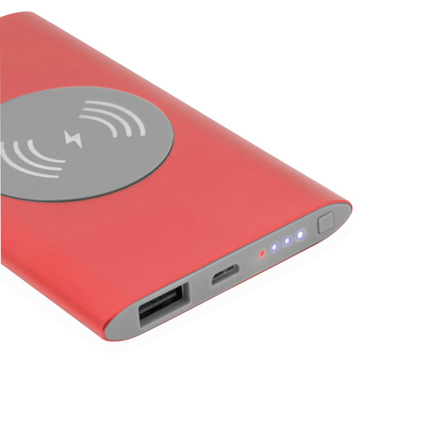 Powerbank Wireless Power - Red
