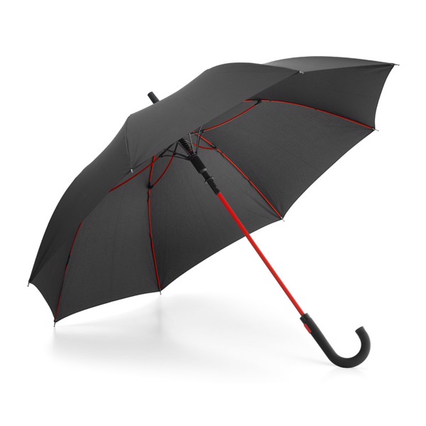 ALBERTA. Polyester umbrella with automatic opening - Red