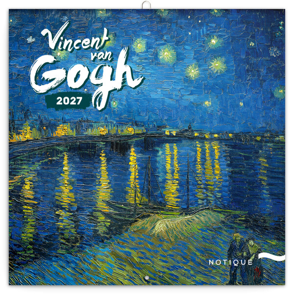 Notique Poznámkový Kalendář Vincent Van Gogh 2027, 30 x 30 cm - Východní