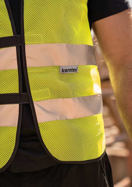 Mesh-Vest "Thessaloniki" - Yellow / XL