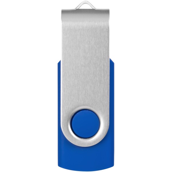 Clé USB rotative basique - Bleu royal / 4GB