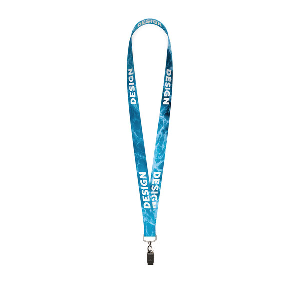 Cordão de sublimação poliéster reciclado (rPET) - 10mm width / L4 Pinça