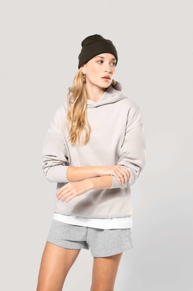 Unisex Oversized Fleece Hoodie - Wine / S
