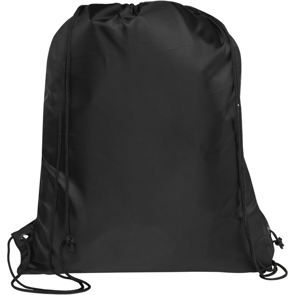 Sac isotherme 9 L recyclé avec cordon de serrage Adventure - Noir