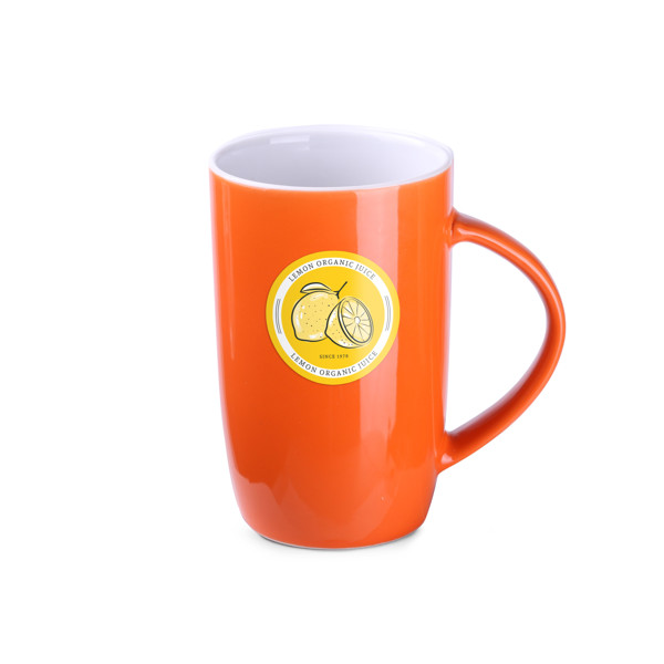 Keramična skodelica Fox, 300 g - Oranžna