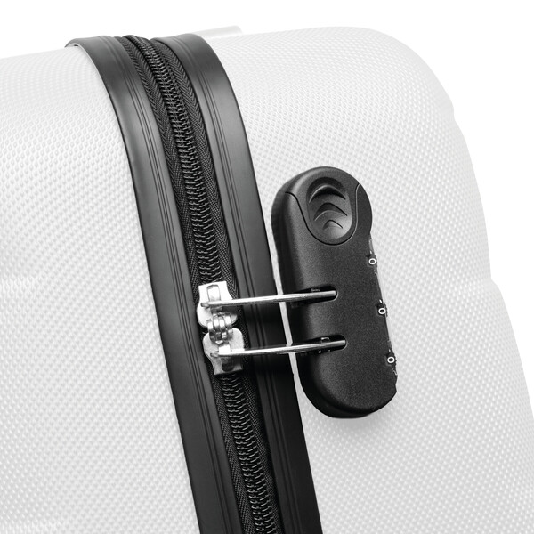 Trolley Cabin Suitcase Padua - White