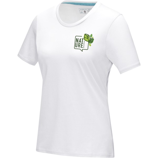 T-shirt Azurite bio manches courtes femme - Blanc / XL