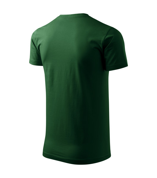 Tričko Pánské Malfini® Basic - Lahvově Zelená / 2XL