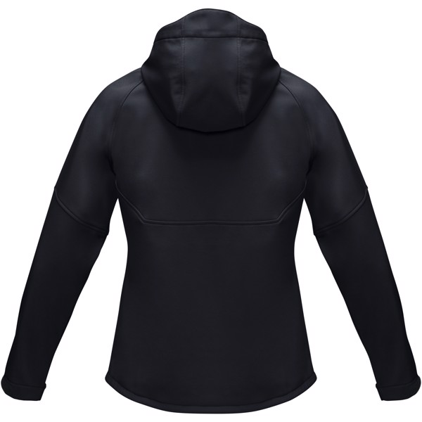 Coltan Softshelljacke aus recyceltem Material für Damen - schwarz / XL