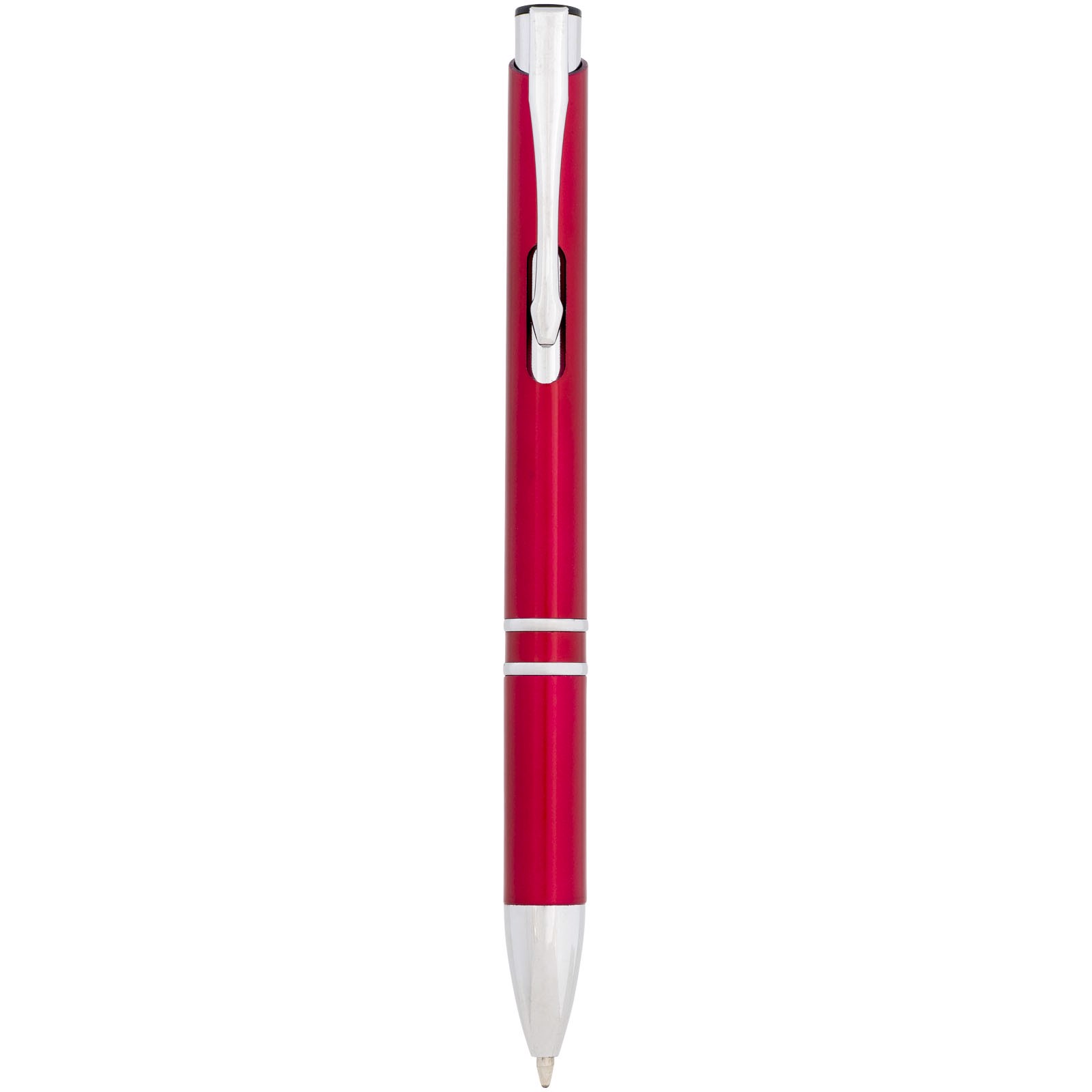 Moneta ABS kuličkové pero - Tmavě červená