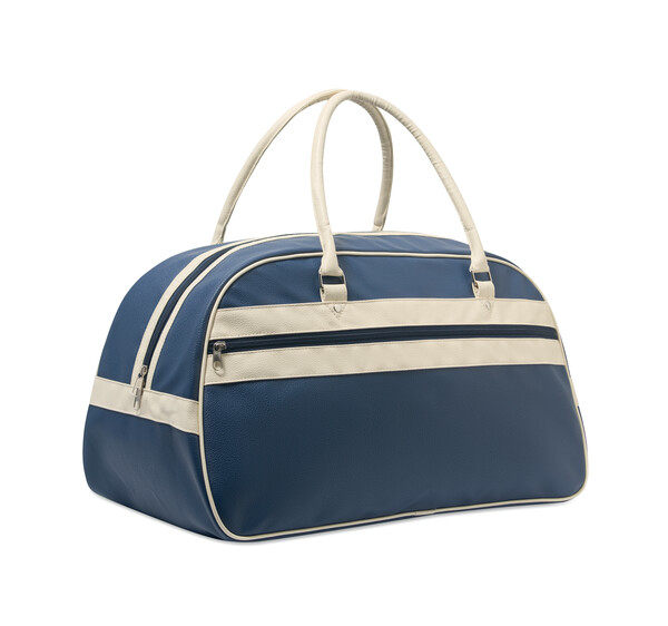 Sac de sport en PU Nostalgic - Bleu