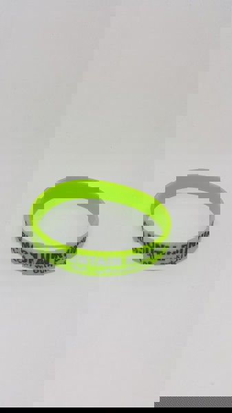 Glow In The Dark Silicone Wristband bracelet