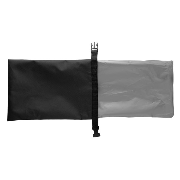 Snackstrap  AWARE™ RPET– skladateľná desiatová taška 30x20CM - Čierna