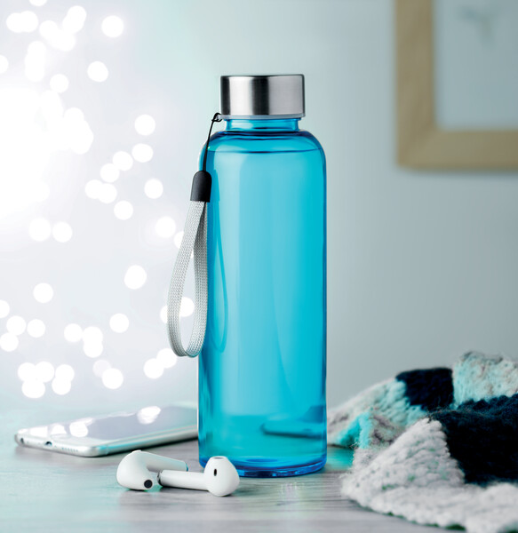 Borraccia in Tritan. 500 ml Utah - Blu Trasparente