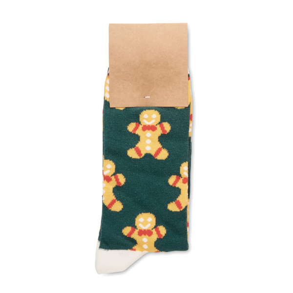 Chaussettes de Noël  Taille L Joyful L - Jaune