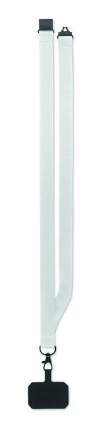Phone holder lanyard Ameste - White