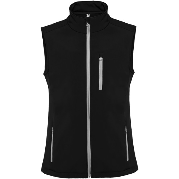 Gilet softshell unisexe Nevada - Noir / L