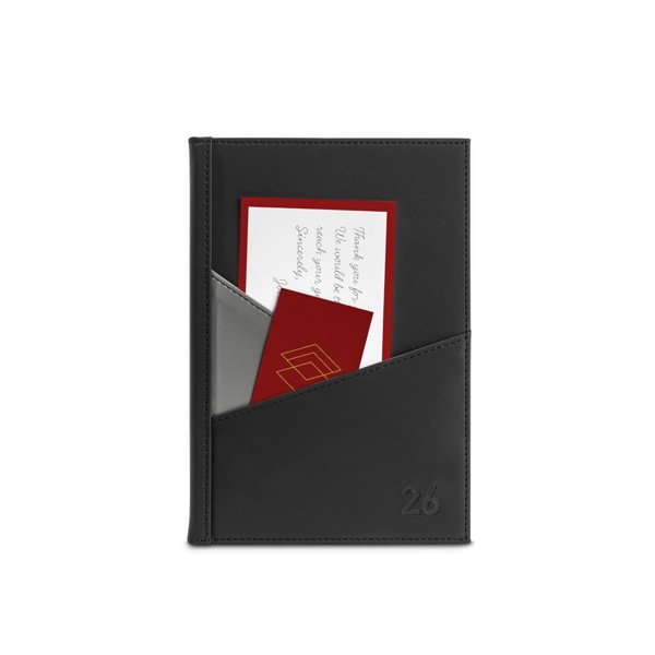 IBSEN A5. Agenda A5 em PU - Cinzento