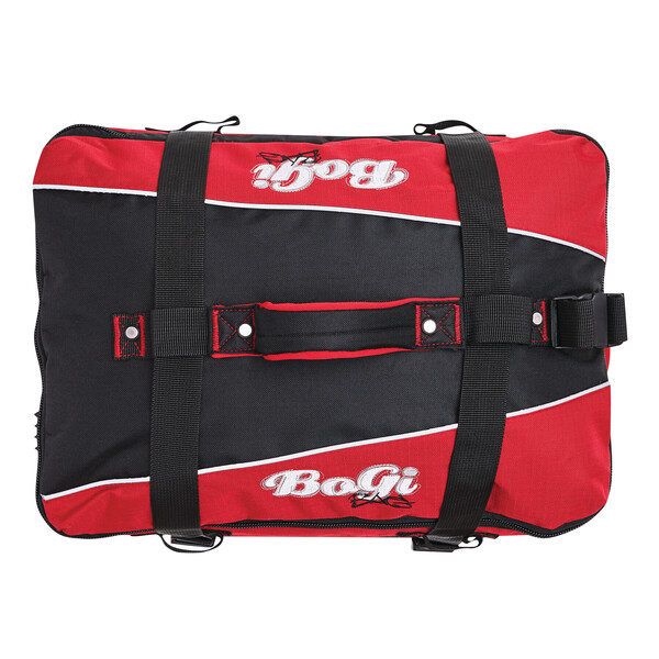 Trolley travel bag BoGi S BOGI S - black / red
