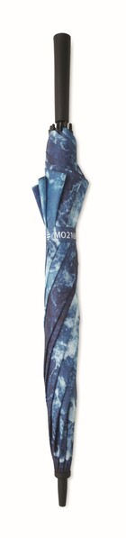 All-over printed ⌀102cm/23″ storm umbrella with rubberized handle - Full colour