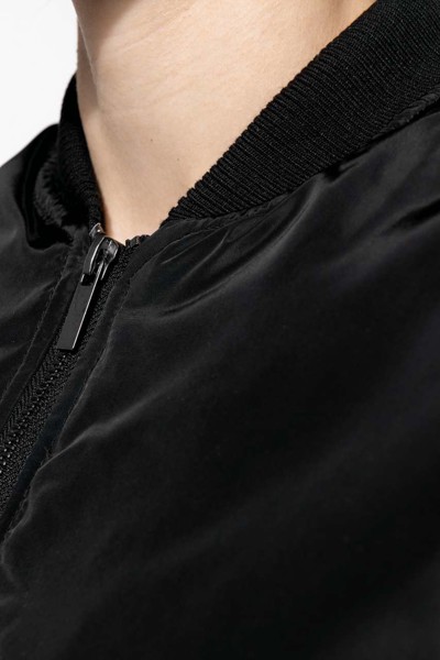 Ladies' Bomber Jacket - Black / XL