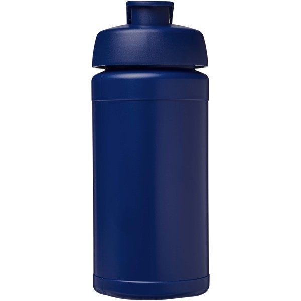 Borraccia sportiva in materiale riciclato con coperchio a scatto da 500 ml Baseline Rise - Blu / Blu