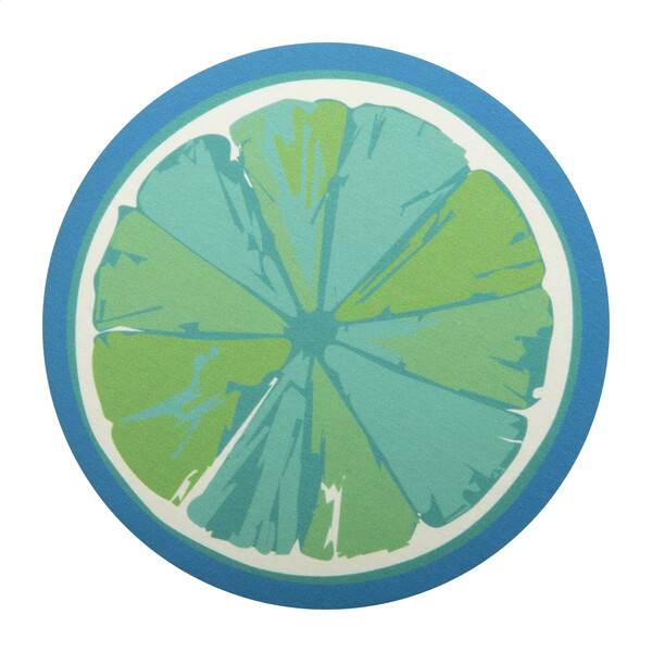 Dessous de verre CreaPint, rond - Blanc