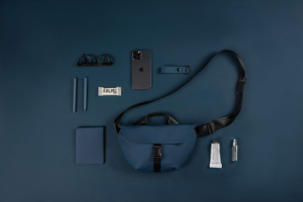 VINGA Sac bandoulière RCS Baltimore - Bleu Marine