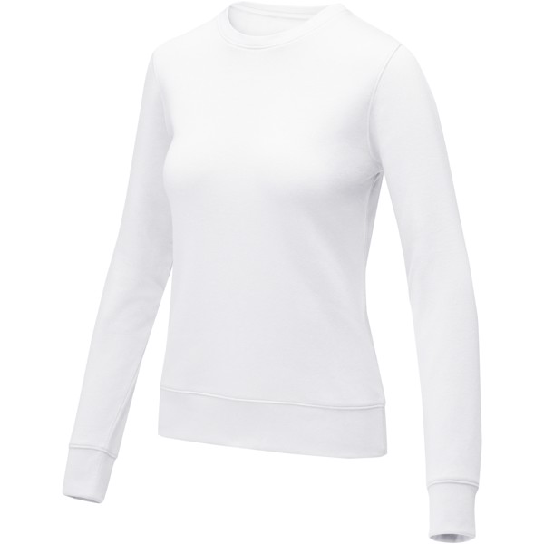 Zenon women’s crewneck sweater - White / M