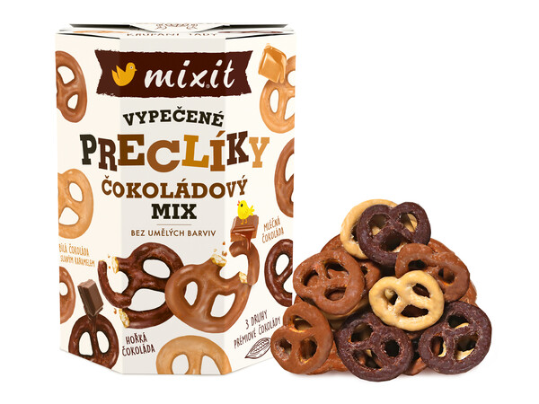Mix praclíkov v čokoláde