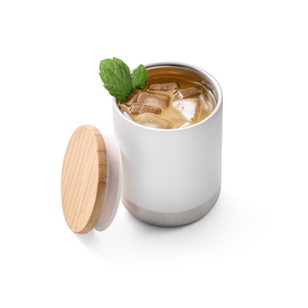 NORRE TUMBLER. Copo em aço inoxidável 370 mL - Branco