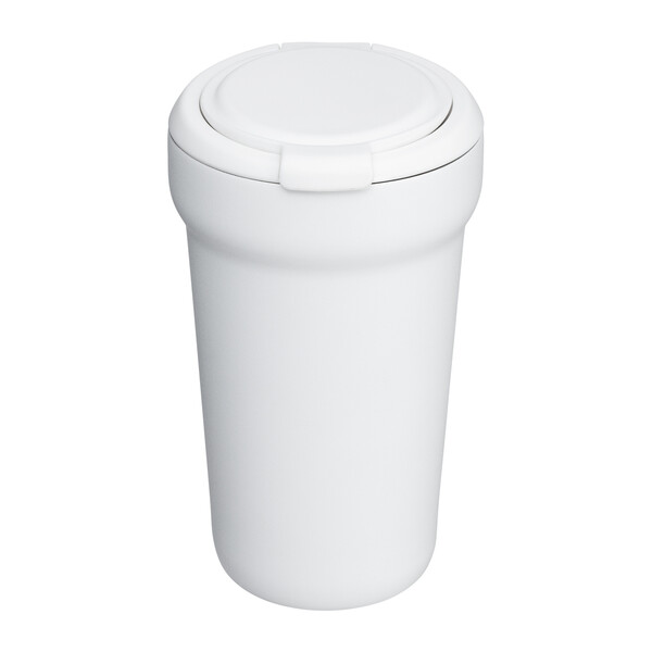 Thermo mug VIVERO STEEL - white