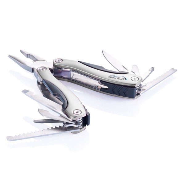 XD Collection multitool 14 functions, aluminium - Silver / Black