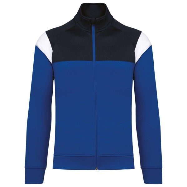 Adult Zipped Tracksuit Jacket - Dark Royal Blue / Navy / 3XL