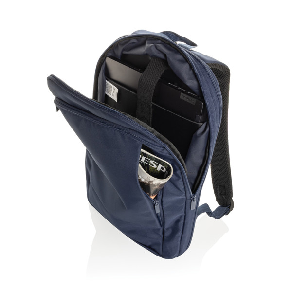 Sac à dos ordinateur 15,6 extensible en rPET Aware™ Flexpack - Bleu Marine