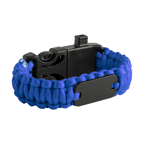 Bracelet Survie Peary - Bleu / Noir